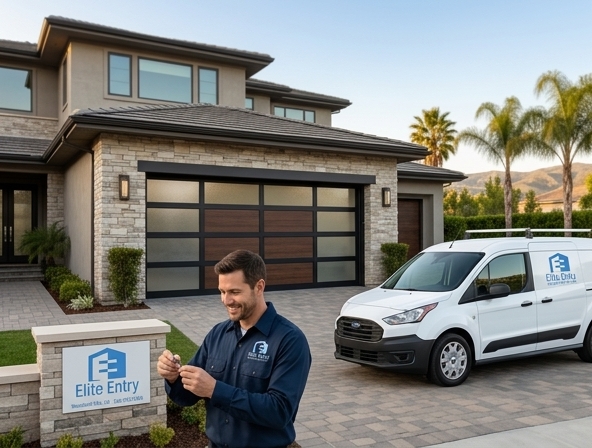 Custom Wood and Glass Garage Doors in Woodland Hills